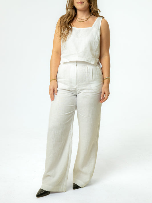 The Elle Linen Trouser Pant