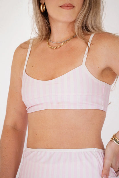The Anaiza Bikini Top - Palm Beach Stripe