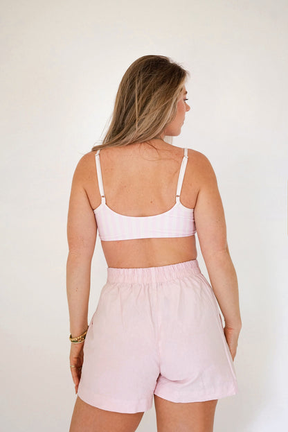 The Stevie Trouser Shorts - Oleander
