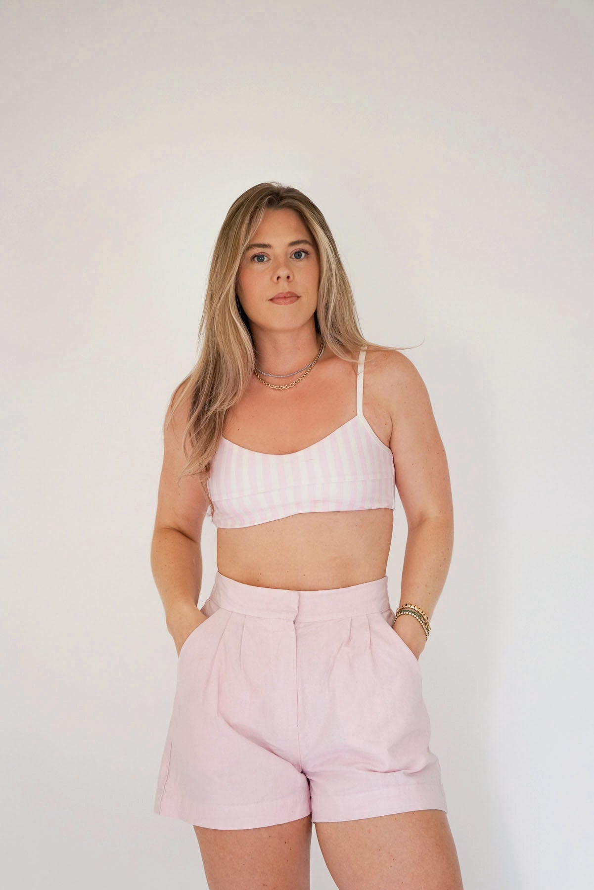 The Stevie Trouser Shorts - Oleander