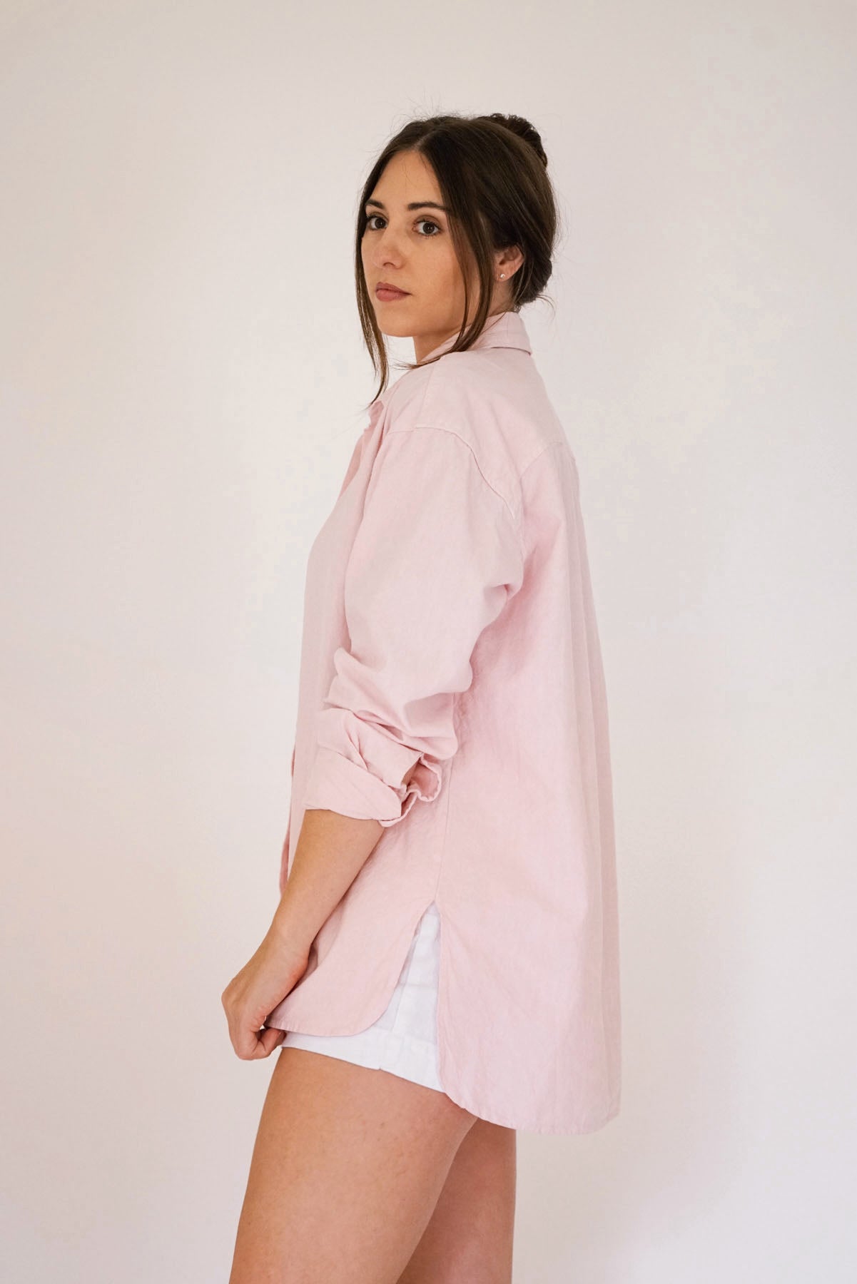 The Blake Oversized Button-Up - Oleander